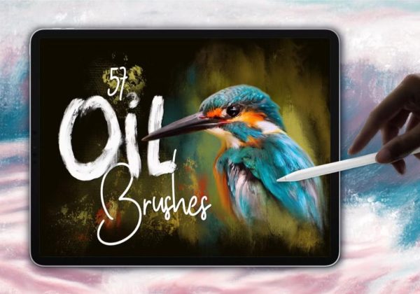 57 Oil Procreate Brushes Set