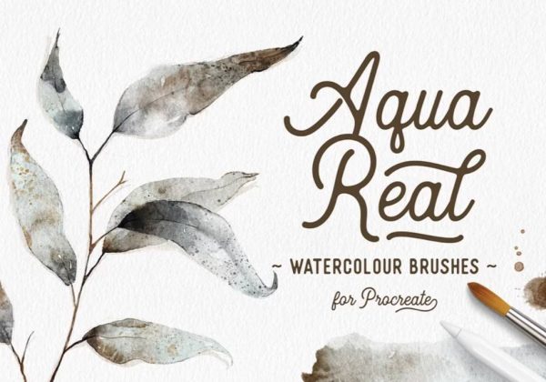 Beautiful Watercolor Procreate Brushes Set