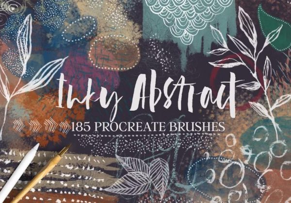 Inky Abstract Procreate Brushes