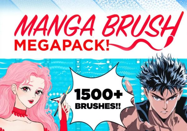 Manga Comic Brush Pack