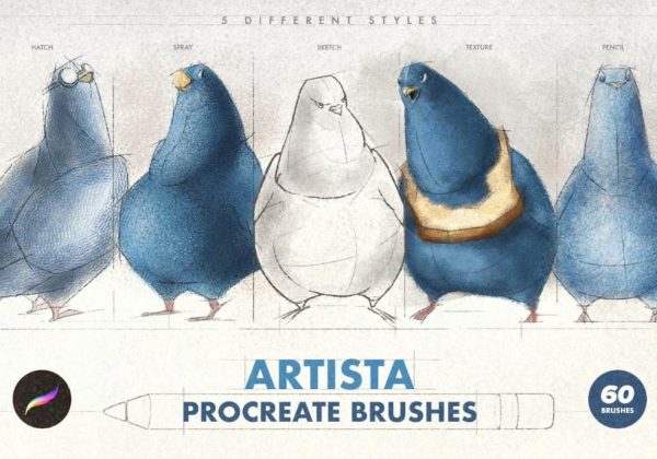 Procreate Sketch Brushes Set