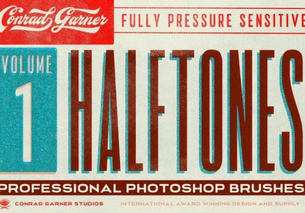 Professional Halftone Brushes Set (1)