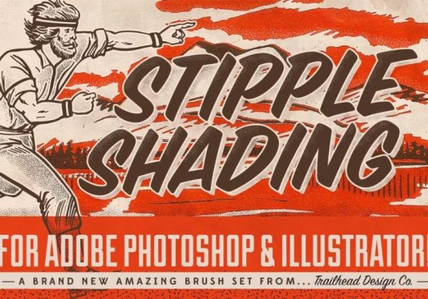 Stipple Shading Brushes for Photoshop (1)