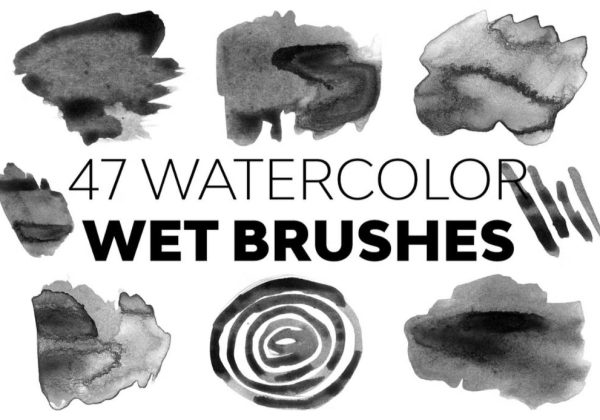 Wet Watercolor Brushes Set