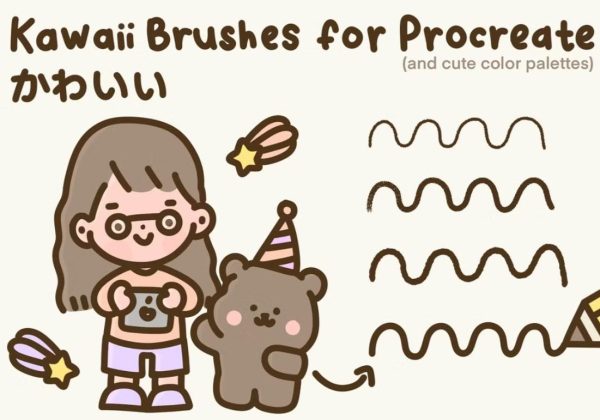 kawaii Brushes for Procreate